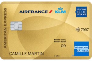 Carte AIR FRANCE KLM American Express gold